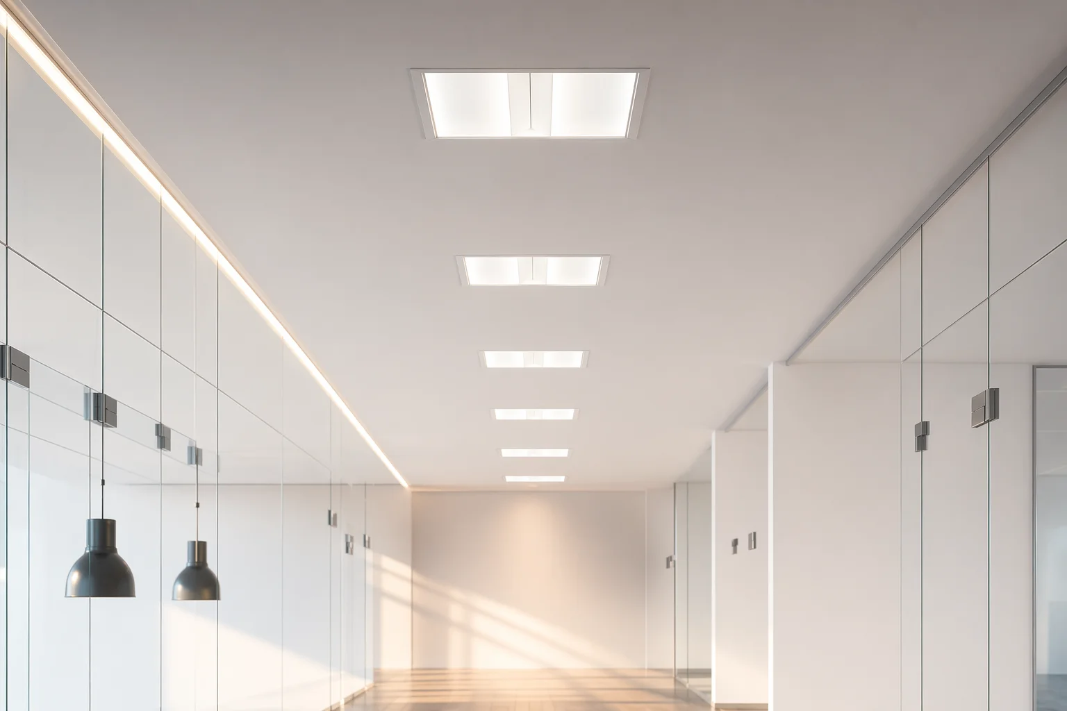 Diffused LED fixture, glare-controlled optical film